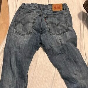 Levi's Boys 505 Straight‎ Blue Denim Jeans Size 10 Husky